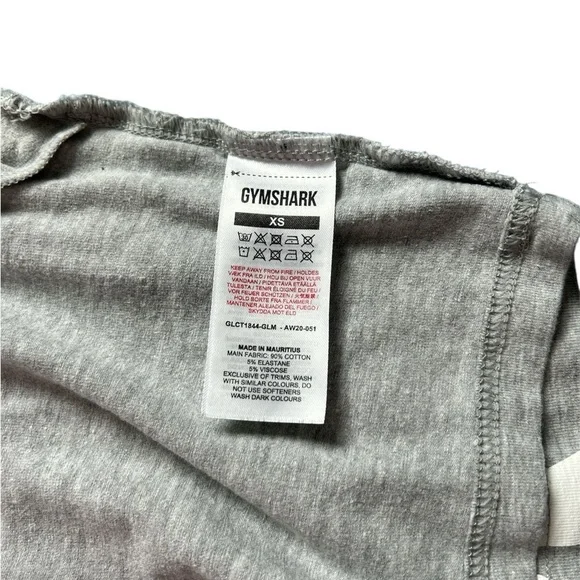 Gymshark Fraction Crop Top Workout Shirt XS - Picture 4 of 7